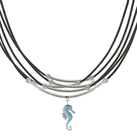 W-K-RP-ZR-102 Deri bileklik, kolye,küpe kombin