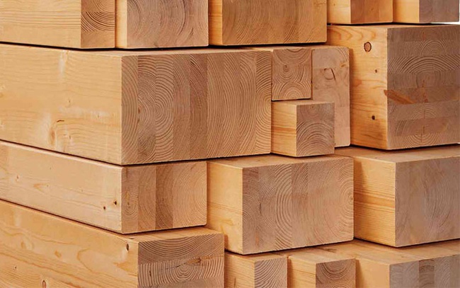 Брус клееный