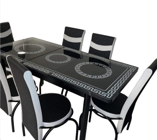 Обеденный стол и 6 стульев