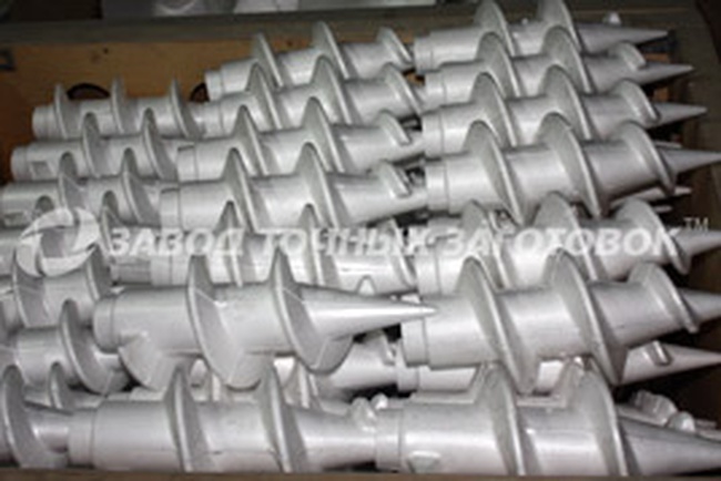 Литые наконечники для винтовых свай