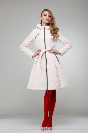 Пальто стеганое Аврора