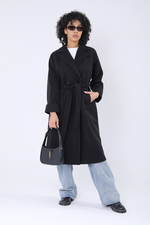 Пальто-халат осень-весна демисезонный