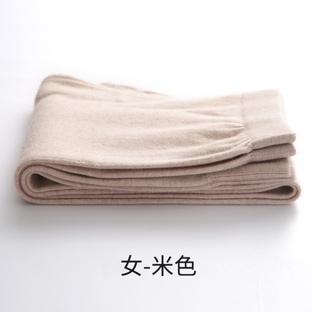 Sonbahar ve kış yeni erkek kaşmir pantolon ince dikişsiz kadın elastik ince saf kaşmir pantolon örme tozluk