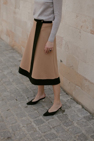 Юбка на запах из джерси '20