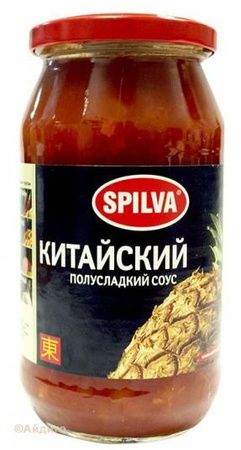 СОУС КИТАЙСКИЙ ПОЛУСЛАДКИЙ SPILVA 500 Г