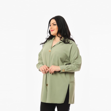 Свободная рубашка большого размера