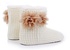 Ugg boots with chiffon flower L-102