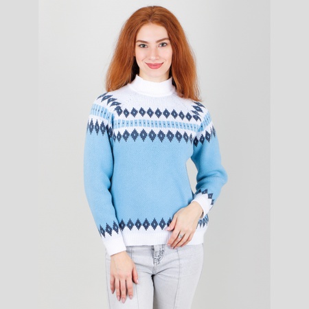 Kadın kazağı Freya mavisi