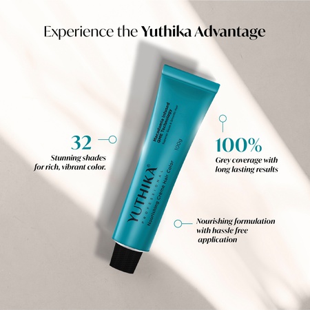 Yuthika Professional Creme Hair Color 100gm Tube Available in 30+ Colors