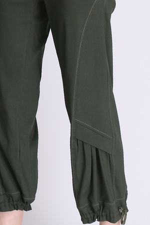 Pileli düğmeli paça