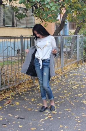 T-shirt with printed heart