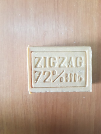 Хозяйственное мыло ZigZag, жирность 72%, вес 300 грамм