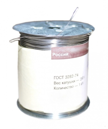 Draht 0,25 kg. rostfreier Stahl