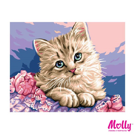 Картина по номерам Милый котёнок