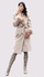 Cashmere Coat Collar Sleeve Fox Fur - Relaxed Fit