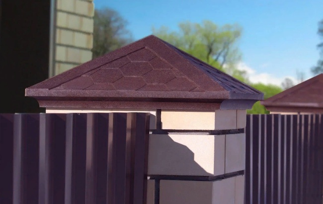 Колпак ППК на столб 1.5х1.5 кирпич