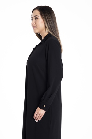 Креповая туника большого размера