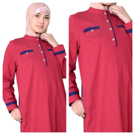 Платье синее в крапинку