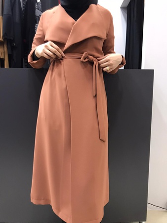 Пальто с широким воротником