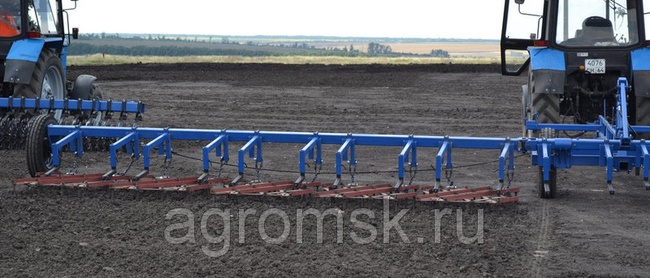 Сцепка однорядная на 12 борон