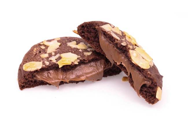 Печенье шоколадное с нутеллой