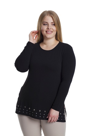 Блузка с длинными рукавами