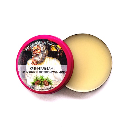 Omurgadaki ağrı için krem-balsam