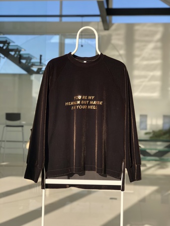 Свитшот из корейского велюра (премиум-качество) с золотыми буквами (не отклеиваются) oversized в 4х цветах