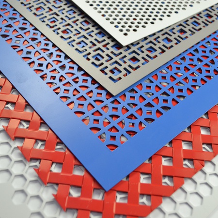 Perforated aluminum sheet
