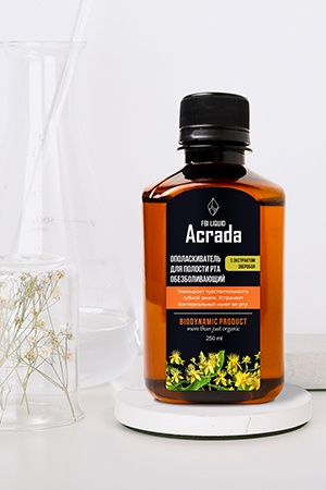 Ополаскиватель для полости рта Acrada для чувствительных зубов и дёсен, 250 мл