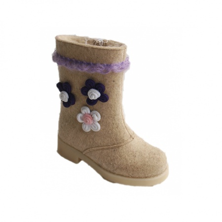 31717 Валенки дошк войлок шерсть бел фиол бел ФОМА