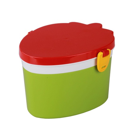 Контейнер "Клубника" со вставкой (зеленый)