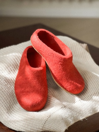 Войлочные тапочки Orange