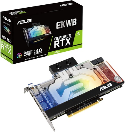 Asus EKWB RTX 3090 24GB Graphics Card With Water Block