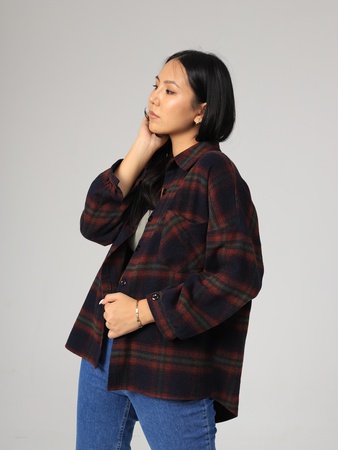 Рубашка в клетку из турецкой байки