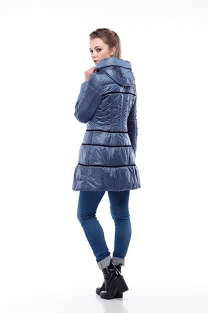 Пальто стеганое