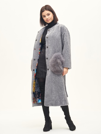 Пальто женское Silverfox модель 808 Серый