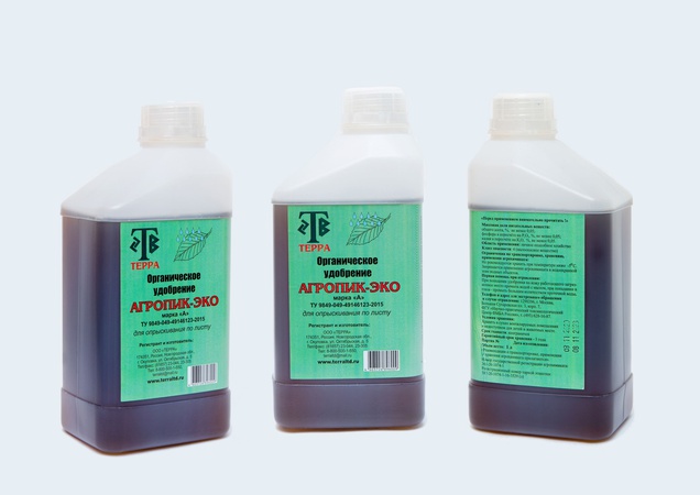 肥料AGROPIK ECO集中喷施在叶子上