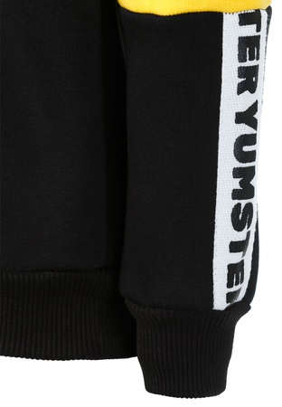 Свитшот черно-желтый с тесьмой Yumster YC.02.09.008