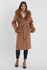 Cashmere Coat Collar Sleeve Fox Fur - Relaxed Fit