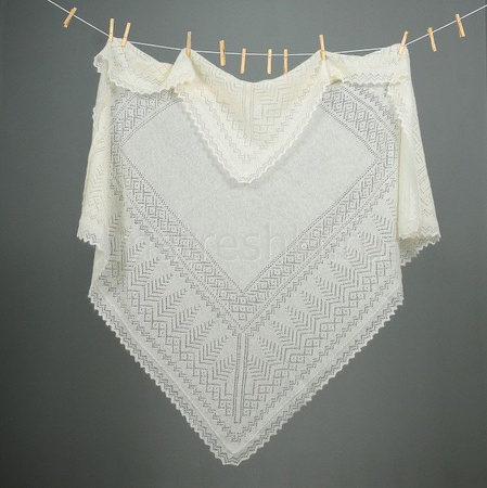 Оренбургский пуховый платок П2-125