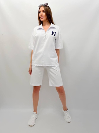 Костюм спортивный футболка поло