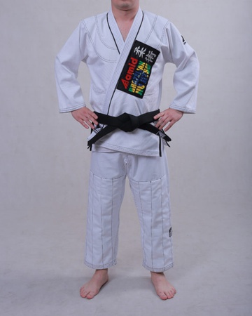 Кимоно для джиу джитсу без нашивки STANDART цвета Белый, Синий