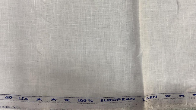 Saf Keten beyaz 40,60,70,80,100,125 lea