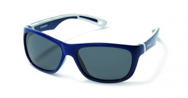 Çocuk gözlükleri Polaroid P0113A / 04A (4-7) koruyucu, koyu lensler kırmızı çerçeve nereg / tapınaklar