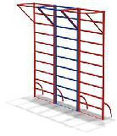 Стенка гимнастическая с выносным турником