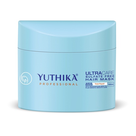 Yuthika Professional Ultracare Sulfate Free Hair Mask For Women & Men (500 ml & 150 ml), Total Repair for Damaged, Dry & Frizzy Hair