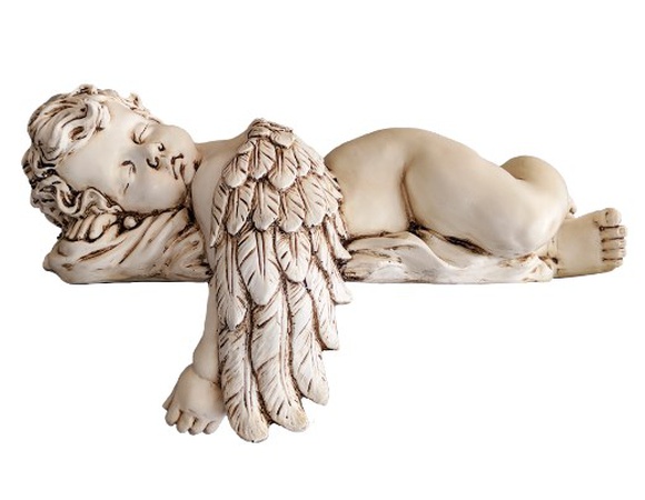 Heykelcik Melek kanadı yanda