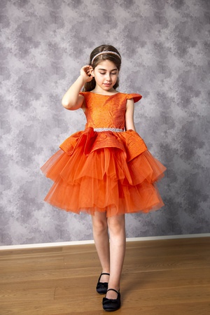 Lila Katmanlı Elbise