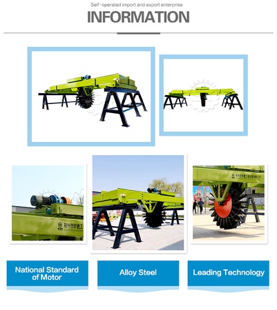 Çarklı Tip Gübre Kompost Çevirici